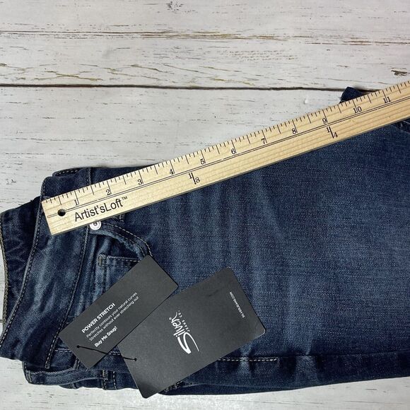 Silver Jeans Womans Size 24x31 Indigo Blue Avery Straight Curvy High Rise - Picture 6 of 16